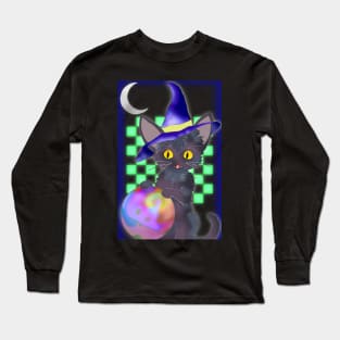 witch kitty Long Sleeve T-Shirt